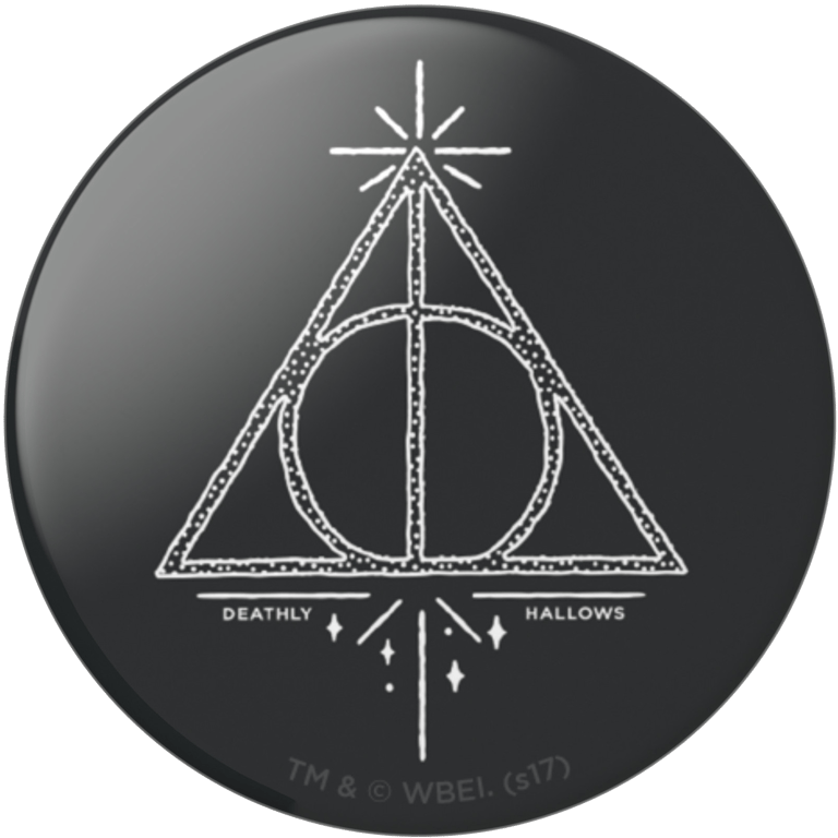 PopSockets Grip Deathly Hallows black/white