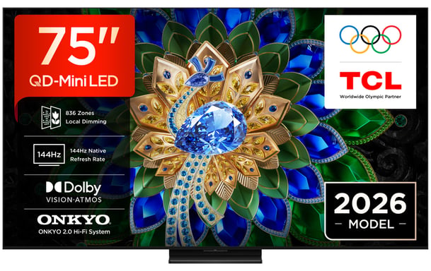 TCL A400 75A400U TV 190,5 cm (75'') 4K Ultra HD Smart TV Wifi Nero 2500 cd/m²