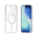 Coque Antibactérienne Antichoc Magnétique Invisible Fabriqué Avec du 75% Plastique Recyclé pour Apple iPhone 17, Transparente