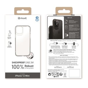 Muvit For Change Recycletek Renforcee 2M Transp: Iphone 12 Mini