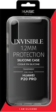 Custodia sottile e invisibile per Huawei P20 Pro 1,2 mm, trasparente