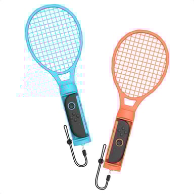 imoshion Raquettes de tennis pour la Nintendo Switch 2 - Set de 2 - Bleu / Rose