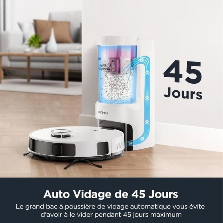 Aspirateur Robot Laveur EUREKA E10S 4000 Pa 180 min 200 ml - vue 2