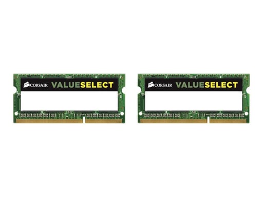 CORSAIR RAM Value Select - 16 GB (2 x 8 GB Kit) - DDR3L 1600 SO-DIMM CL11