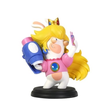 Figurine Mario + The Lapins Crétins Kingdom Battle Peach 15cm