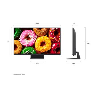 Téléviseur LG 24LB70006LA 24  Full HD LED webOS 26 HDR10/HLG 120 Hz Wi?Fi Bluetooth AirPlay 2 Noir - Neuf