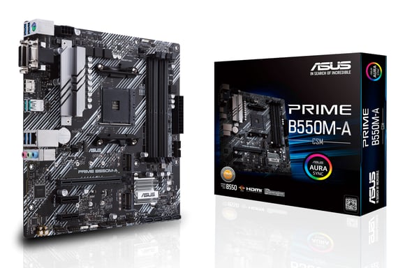 ASUS Prime B550M-A/CSM AMD B550 Emplacement AM4 micro ATX