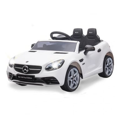 Mercedes-Benz SLC blanco 12V coche de pedales eléctrico para niños