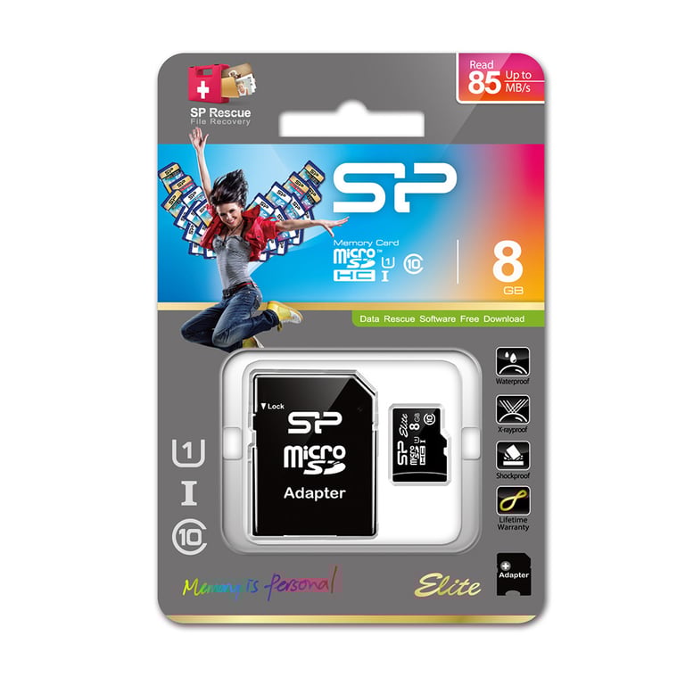 Silicon Power Elite 8GB microSDHC UHS I 8 Go Classe 10 Neuf - vue 2