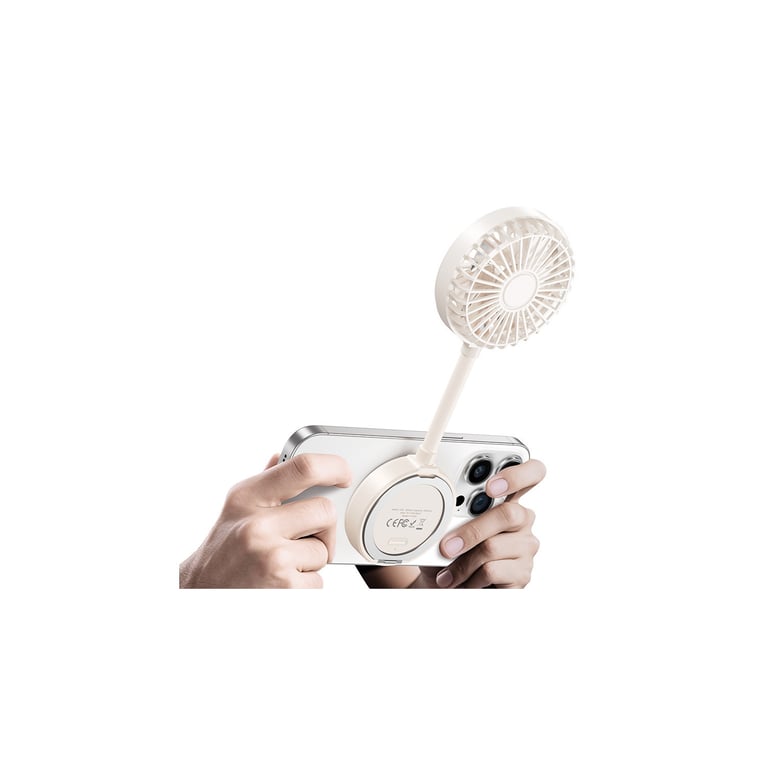 Ventilateur Portable avec Fixation Magnétique Magsafe Fonction Stand 3 Vitesses Usams Neuf - vue 2