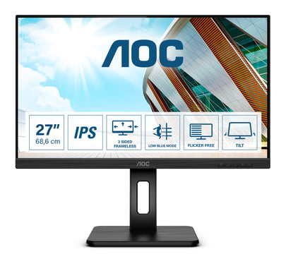AOC P2 27P2Q LED display 68,6 cm (27'') 1920 x 1080 pixels Full HD Noir