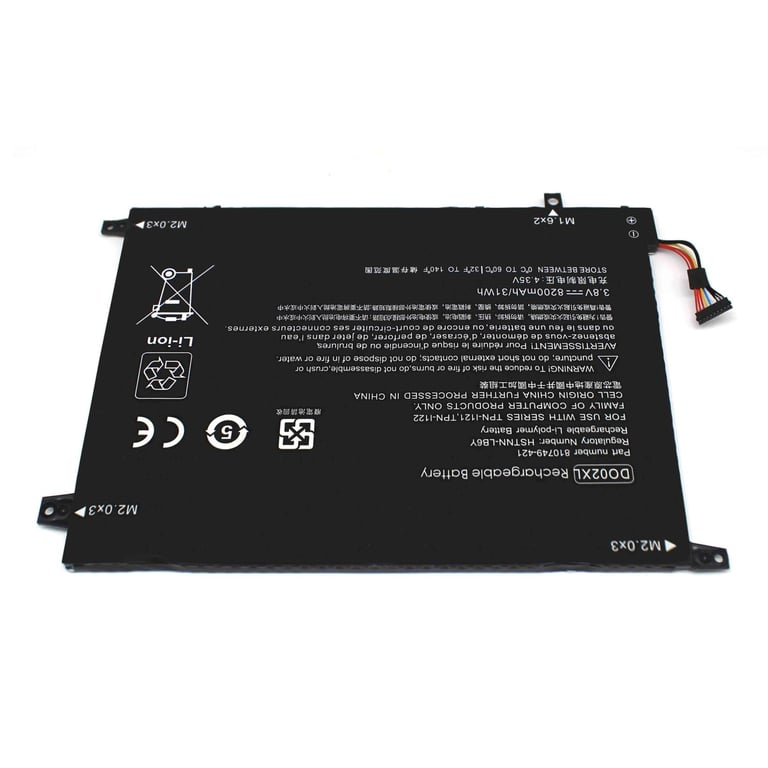 Batterie pour ordinateur portable Hp Pavilion X2 10 Do02Xl 810749-421 Hstnn-Lb6Y Tpn-I121 Tpn-I122