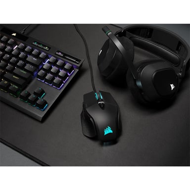 Mouse da gioco Corsair M65 RGB ULTRA USB Type-A ottico 26000 DPI per mano destra - Nero