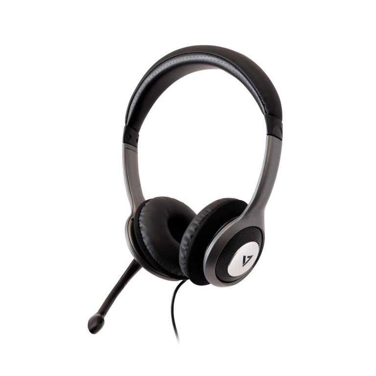 V7 Hu521-2ep Casque Avec Fil Arceau Bureau/centre D'appels