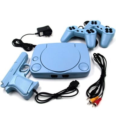 Consola Retro Riff RF-2GUN con 22 juegos de 8 bits incorporados, 2 joysticks + Game Gun