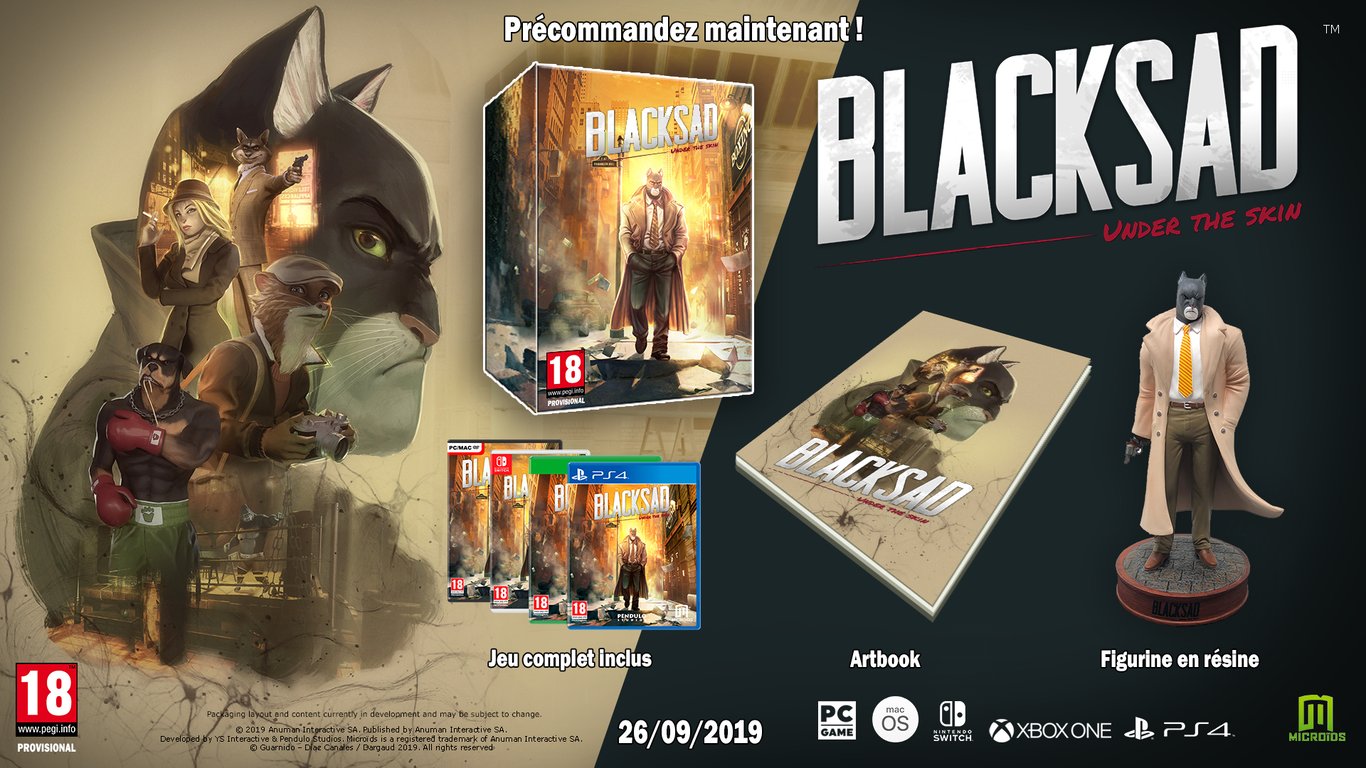 Blacksad : Under The Skin Edition Collector Ps4