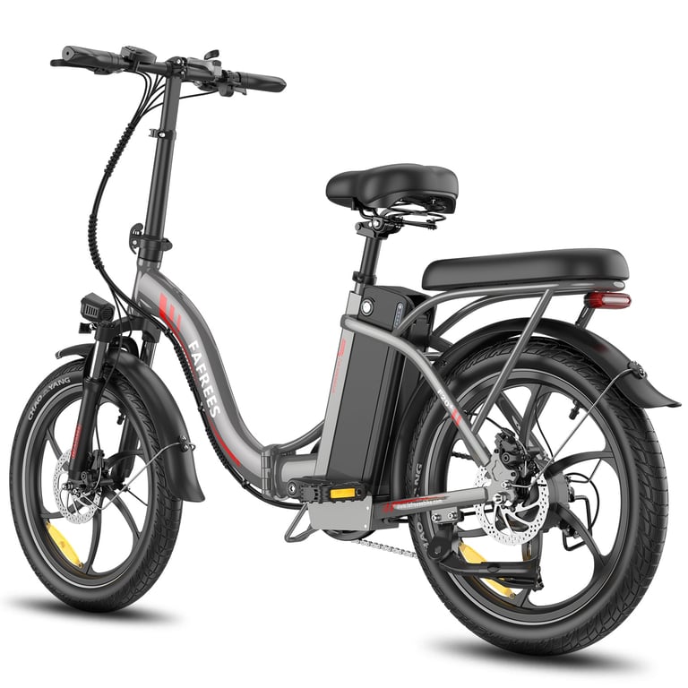 Vélo Électrique FAFREES F20+ - Moteur 250W Batterie 36V20Ah Pneus De 20 Pouces Frein à Disque Mécanique - Gris - Neuf