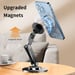 iLike STM3 Support magnétique en métal pour smartphone avec angle parfait réglable et rotation à 360° Noir
