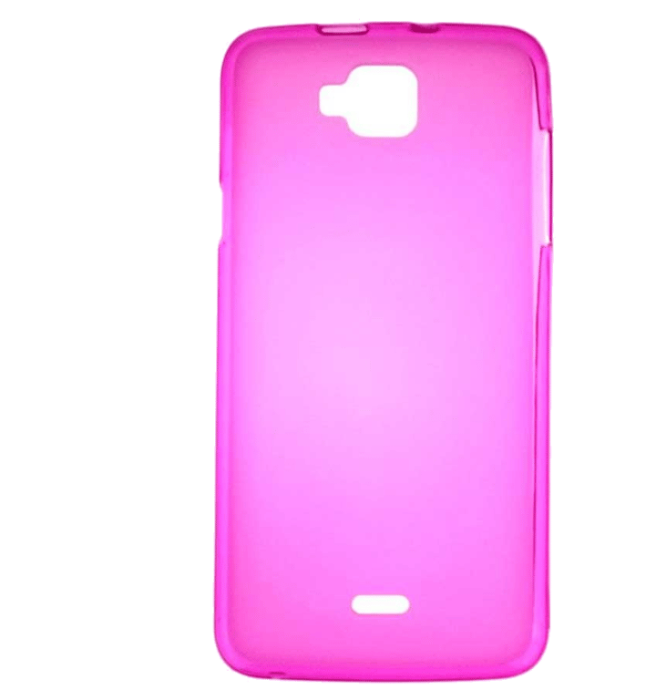 Coque silicone unie compatible Givré Rose Wiko Slide