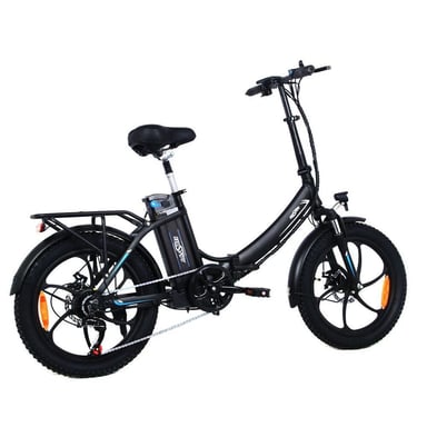 ONESPORT OT16 Bicicleta eléctrica plegable - 350W 720WH Autonomía 52KM - Negro