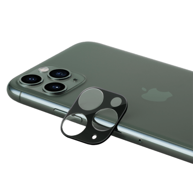 Gen 2.0 Premium cristal templado protector de lente de cámara Apple iPhone 11 Pro/11 Pro Max, Negro