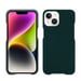 Coque cuir Apple iPhone 15 Plus -  - Vert - Cuir saffiano