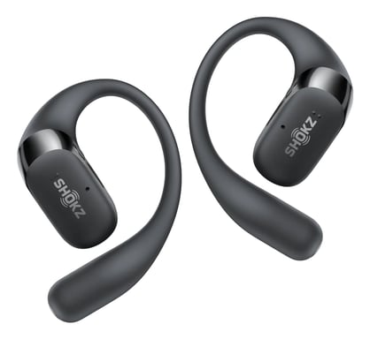 Cuffie Wireless Shokz OpenFit 2 Nero per Sport e Chiamate