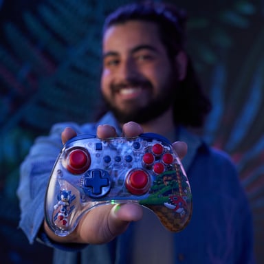 PDP Realmz Multicolor USB Gamepad Analógico/Digital Nintendo Switch, Nintendo Switch OLED