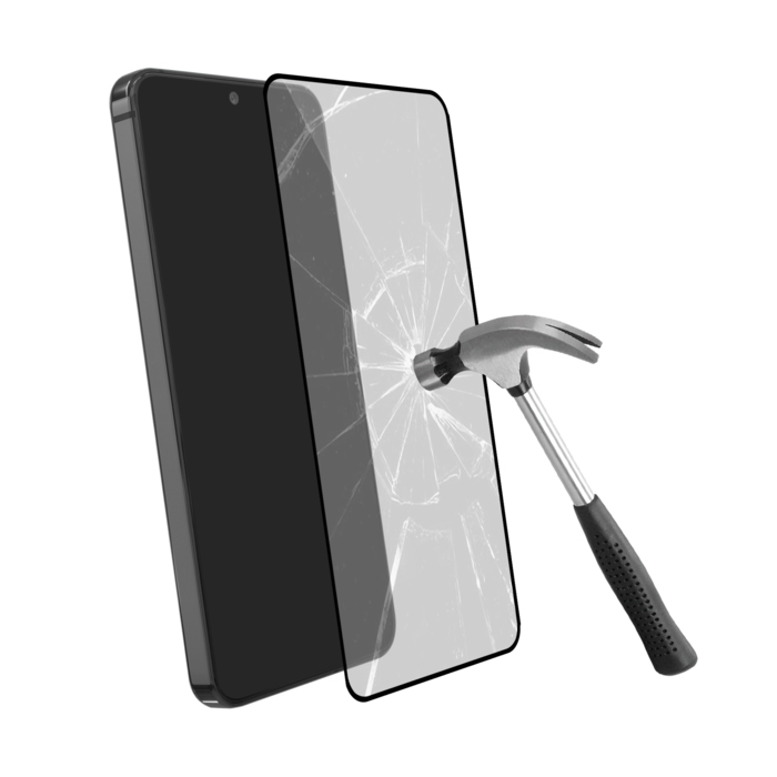 Protection d'écran en verre trempé (60% verre trempé recyclé) pour Samsung Galaxy S24 5G, Noir