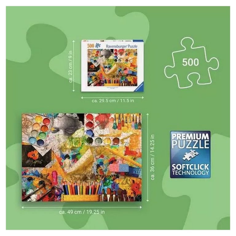 Puzzle 500 pièces : Studio d'art Ravensburger France - vue 3