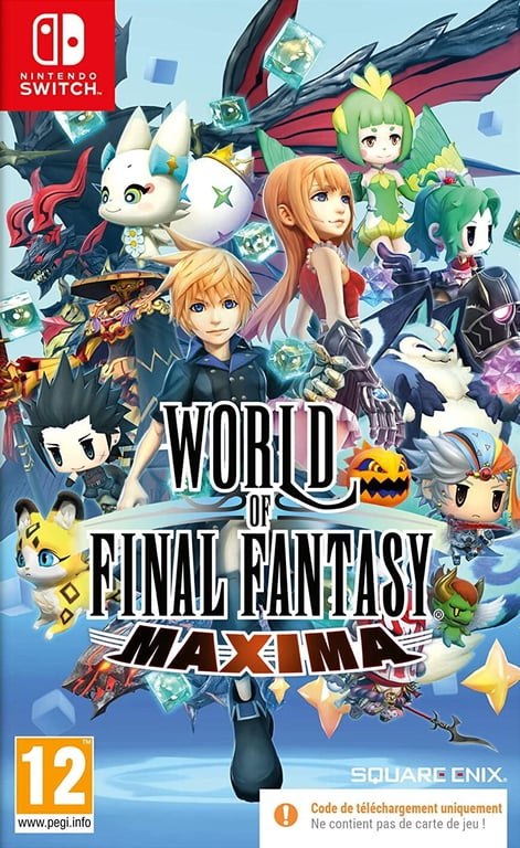 World of Final Fantasy Maxima Code in a box Nintendo Switch Neuf - vue 1