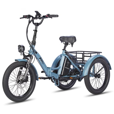 FAFREES F20 Mate Vélo électrique - Moteur 250W Batterie 48V20Ah 20'' Pneus Frein à disque hydraulique - Bleu