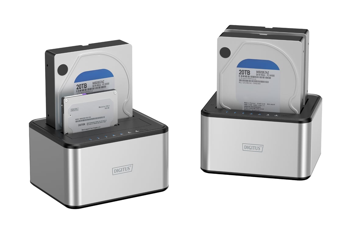 Digitus Station d'accueil USB 3.0 Dual SATA HDD 2 5 / 3 5 Neuf - vue 4
