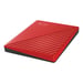 Western Digital My Passport disque dur externe 2 To 2.5'' 3.2 Gen 1 (3.1 Gen 1) Rouge