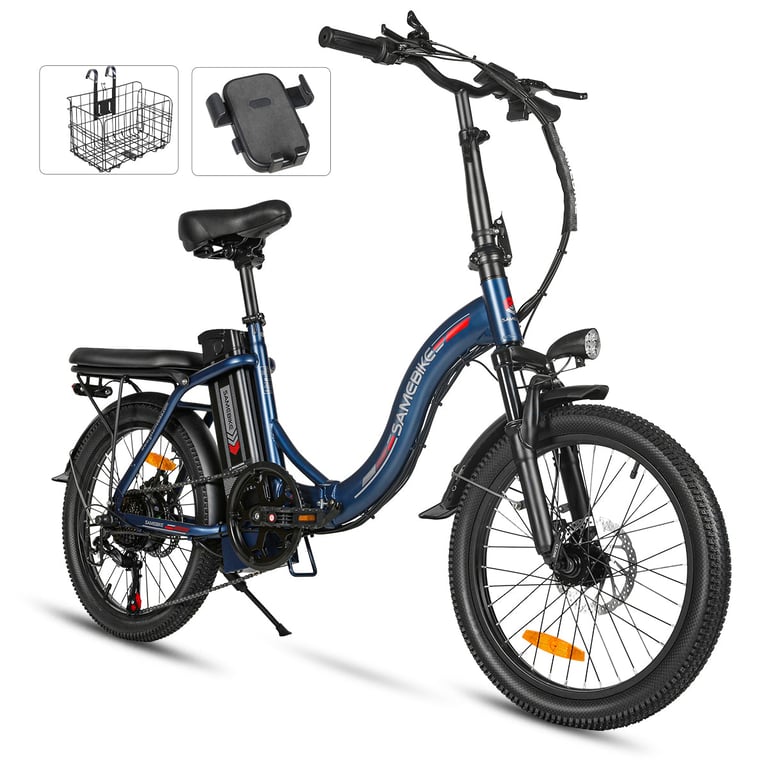 Vélo électrique SAMEBIKE CY20 FT moteur batterie 36V13AH autonomie 35KM autonomie freins à disque mécaniques Neuf - vue 9