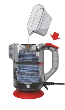 Hoover Steam Capsule Express SGE1000 011 Limpiador a vapor portátil 0,37 L 1000 W Titanio