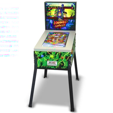Pinball digital con pantalla LCD de 24'' sobre soporte - 12 juegos incluidos - 4 jugadores - Nudge and Tilt - Tipo máquina arcade