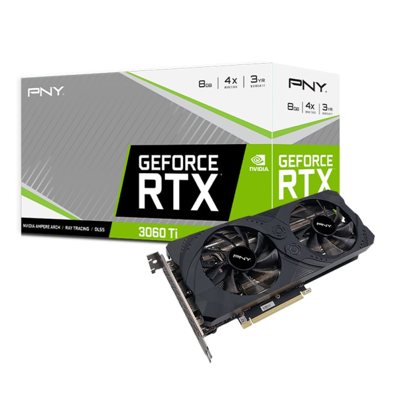 PNY GeForce RTX 3060 Ti 8GB UPRISING NVIDIA 8 Go GDDR6 Neuf - vue 10