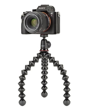 Joby GorillaPod 1K Kit: Treppiede 3 Gambe per Fotocamere Digitali - Colore Carbonio