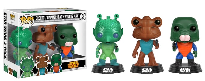 FUNKO Pop! Star Wars 3-Pack: Star Wars: Cantina