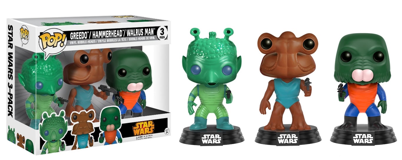 FUNKO Pop! Star Wars 3 Pack: Star Wars: Cantina Neuf