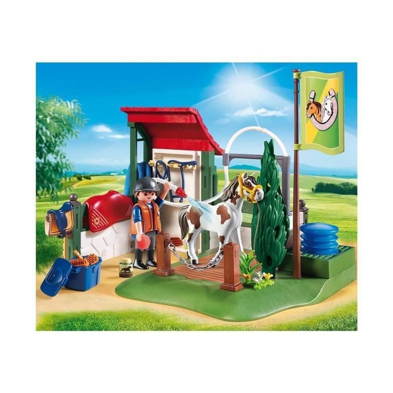 Playmobil 6929 Box De Lavage Pour Chevaux - vue 4