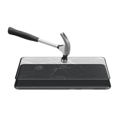 Protector de pantalla de cristal templado de borde a borde para Samsung Galaxy S20 Ultra, Negro