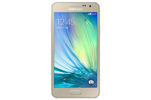 Galaxy A3 16 GB, dorado, desbloqueado