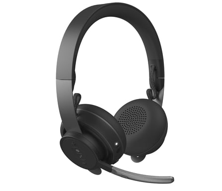 Logitech Zone Plus Auricular inalámbrico Bluetooth de sobremesa/centro de llamadas Grafito