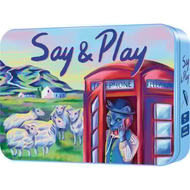 Jeu éducatif ASMODEE Say & Play Anglais britannique 150 cartes QR audio aides phonétiques Multicolore
