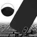 Tour de cou chaîne pour Apple iPhone XS MAX en LIQUID BLACK Housse de protection en silicone avec cordelette réglable