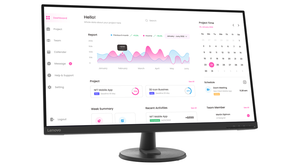 Lenovo D32-40 écran plat de PC 80 cm (31.5 ) 1920 x 1080 pixels Full HD Noir - Neuf