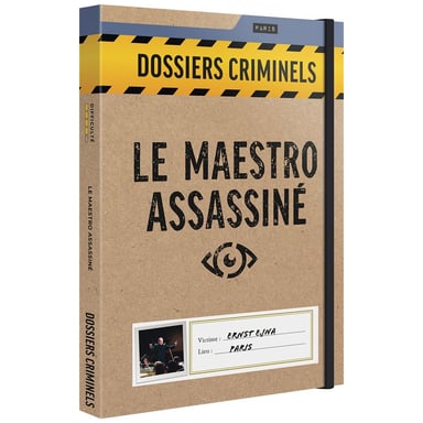 Gioco d'indagine Asmodee Dossiers Criminels Il Maestro Assassinato