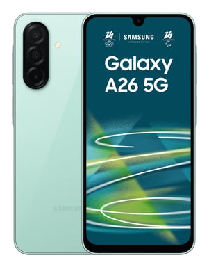 Galaxy A26 (5G) 256 Go, Vert d'eau